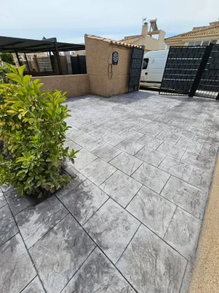 Hormigón impreso para exteriores