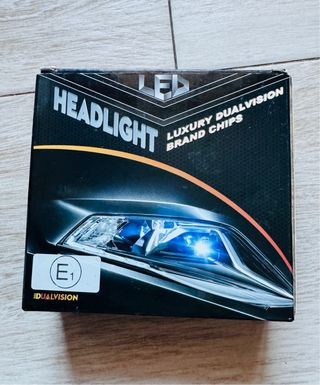 NUEVO! Pack 2 Luces LED coche/moto H4 6000k nuevos