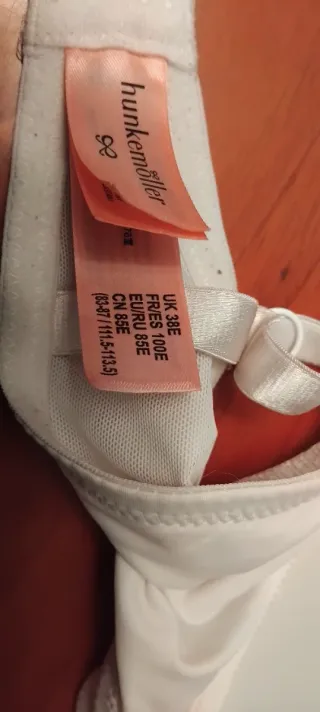 Sujetador Hunkemöller Blanco Talla 100E