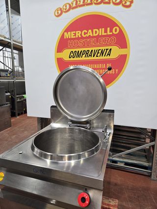 Marmita a gas 150 litros fuego directo