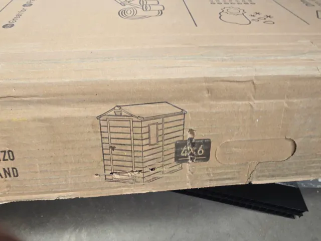 Caseta de jardín 4x6 tf