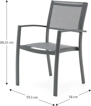 Set di 4 sedie da esterno Chillvert Pavia