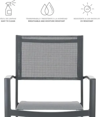 Set di 4 sedie da esterno Chillvert Pavia