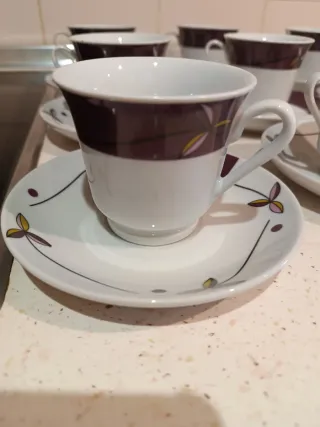 Juego de café 11 servicios porcelana