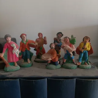 Set statuette presepe terracotta