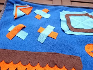 Manta de juegos para perro