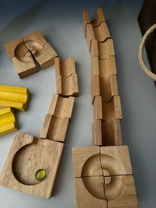 Juego de construcción madera educativo