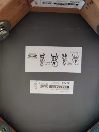 Silla comedor madera y plástico