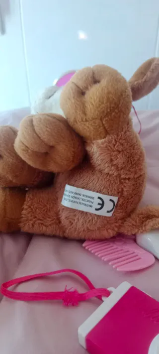 Peluche Barbie Perro y Mono