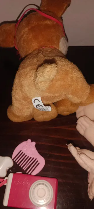 Peluche Barbie Perro y Mono