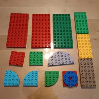 Lotto di piastre Lego Duplo originali