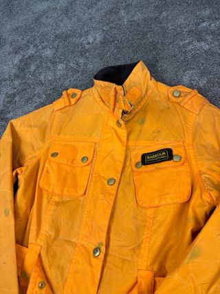 Chaqueta Barbour Naranja Size 12 UK