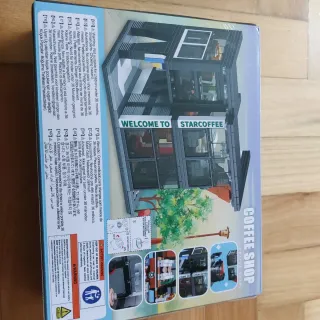 Cafetería de piezas compatibles con lego sin abrir