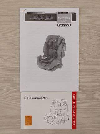 Silla coche Jane Be Cool Thunder Isofix. Vaquera.