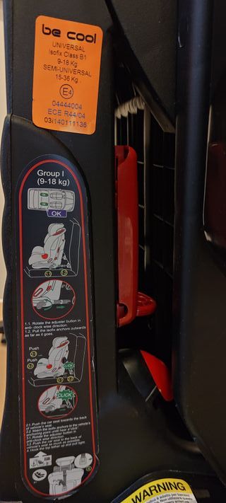 Silla coche Jane Be Cool Thunder Isofix. Vaquera.