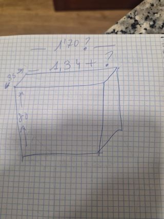 Mueble de madera y cristal