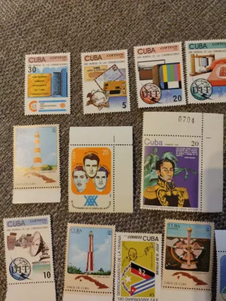 Francobolli cubani.