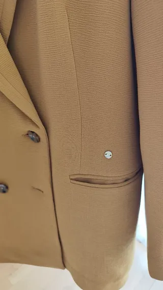 Chaqueta Massimo Dutti Mostaza Talla 44