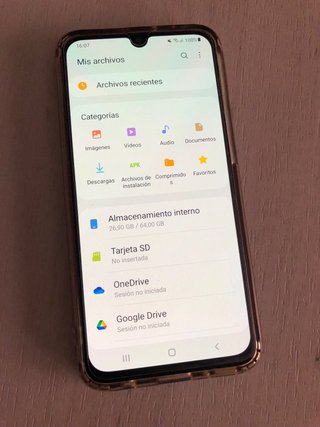 Samsung A40-64 gigas Memoria