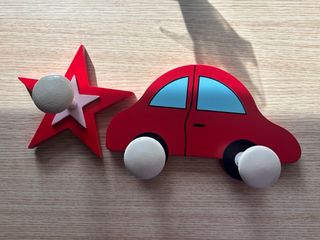 Appendiabiti decorativi auto e stella