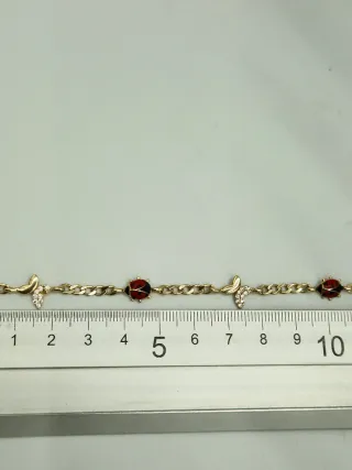 Pulsera de oro 14kt.