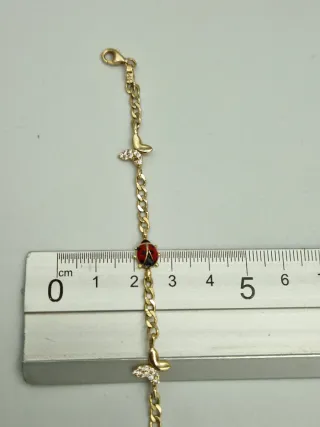 Pulsera de oro 14kt.