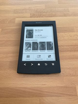 Lector de libros electrónicos Sony T2
