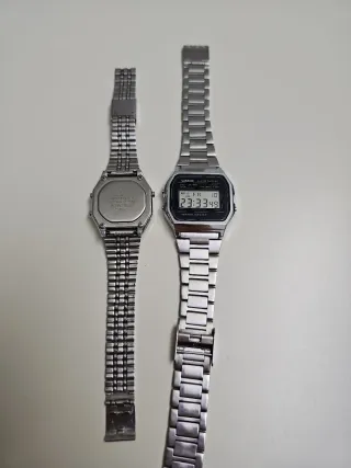 Orologio Casio Argento e Nero