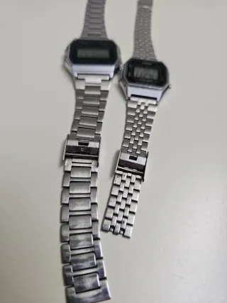 Orologio Casio Argento e Nero
