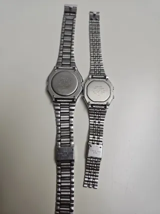 Orologio Casio Argento e Nero
