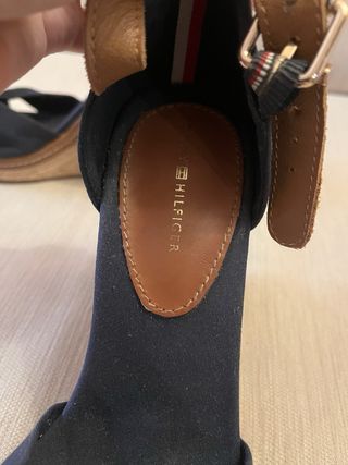 Sandalias Cuña Tommy Hilfiger Azul y Marrón