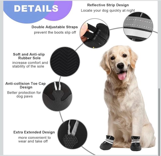 Botas para perro mediano