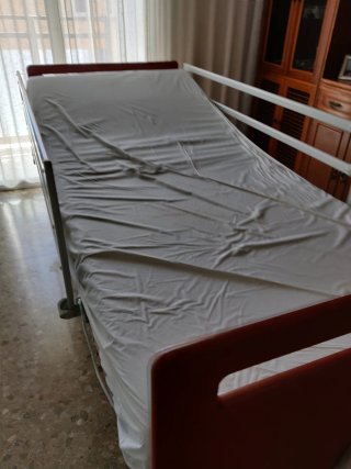 Cama articulada seminueva con lámina antiescaras