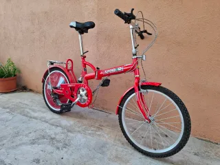 Bicicleta Plegable Roja