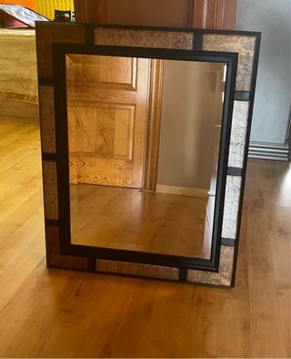 Espejo decorativo madera y cristal