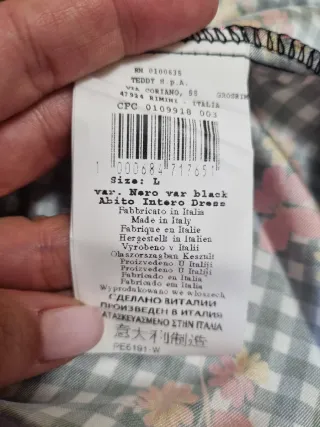 Vestito Rinascimento donna fantasia floreale