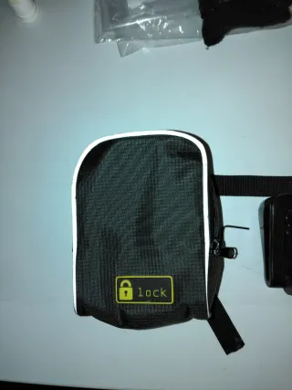 Candado Alarma AGPTEK Moto Disco Negro