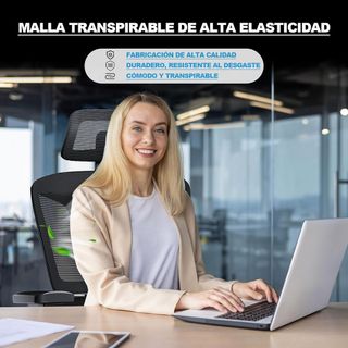 Silla oficina ergonómica ReliefBack Pro negra NUEV