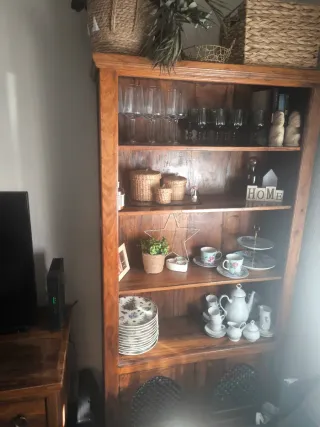 Librería Colonial Madera Tropical