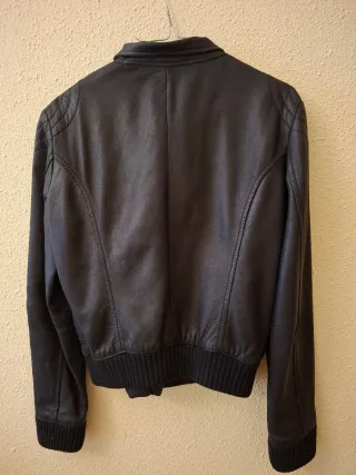 Cazadora Biker Negra