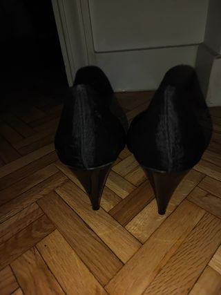 Zapatos de tacón Zara negros talla 37