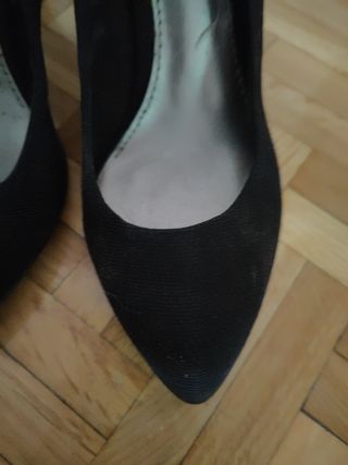 Zapatos de tacón Zara negros talla 37