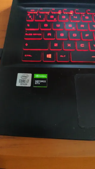 Portátil MSI i7 Negro