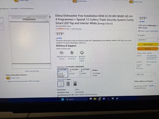 Lavavajillas Edesa 11L como nuevo EDW-6120 WH