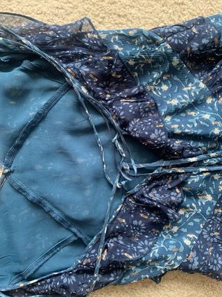 Vestido corto verano tirantes floral