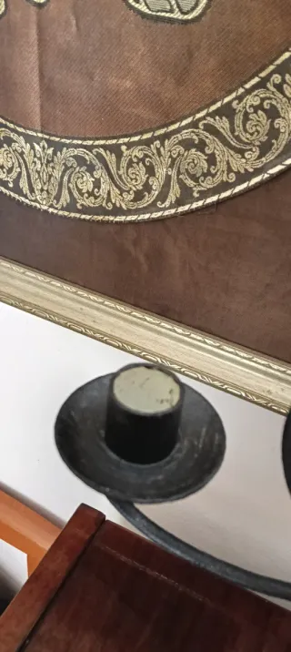 Candelabro Hierro 5 Brazos Negro