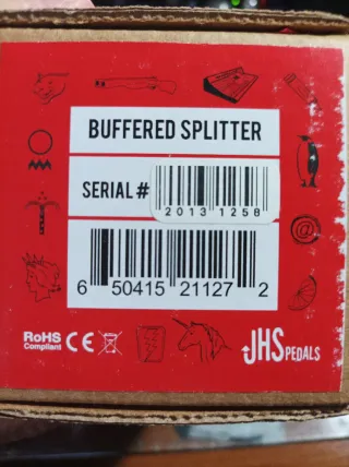 Pedal JHS Buffered Splitter Guitarra