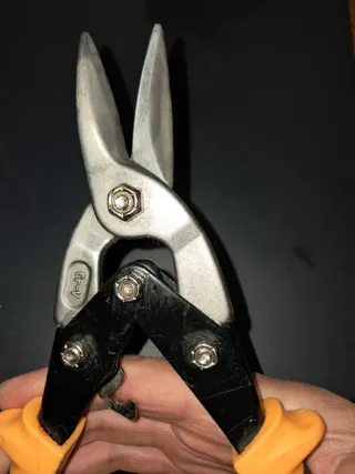 Tijeras de chapa rectas