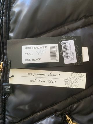 Gilet donna di Piumino nero taglia M/L