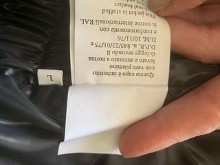 Gilet donna di Piumino nero taglia M/L